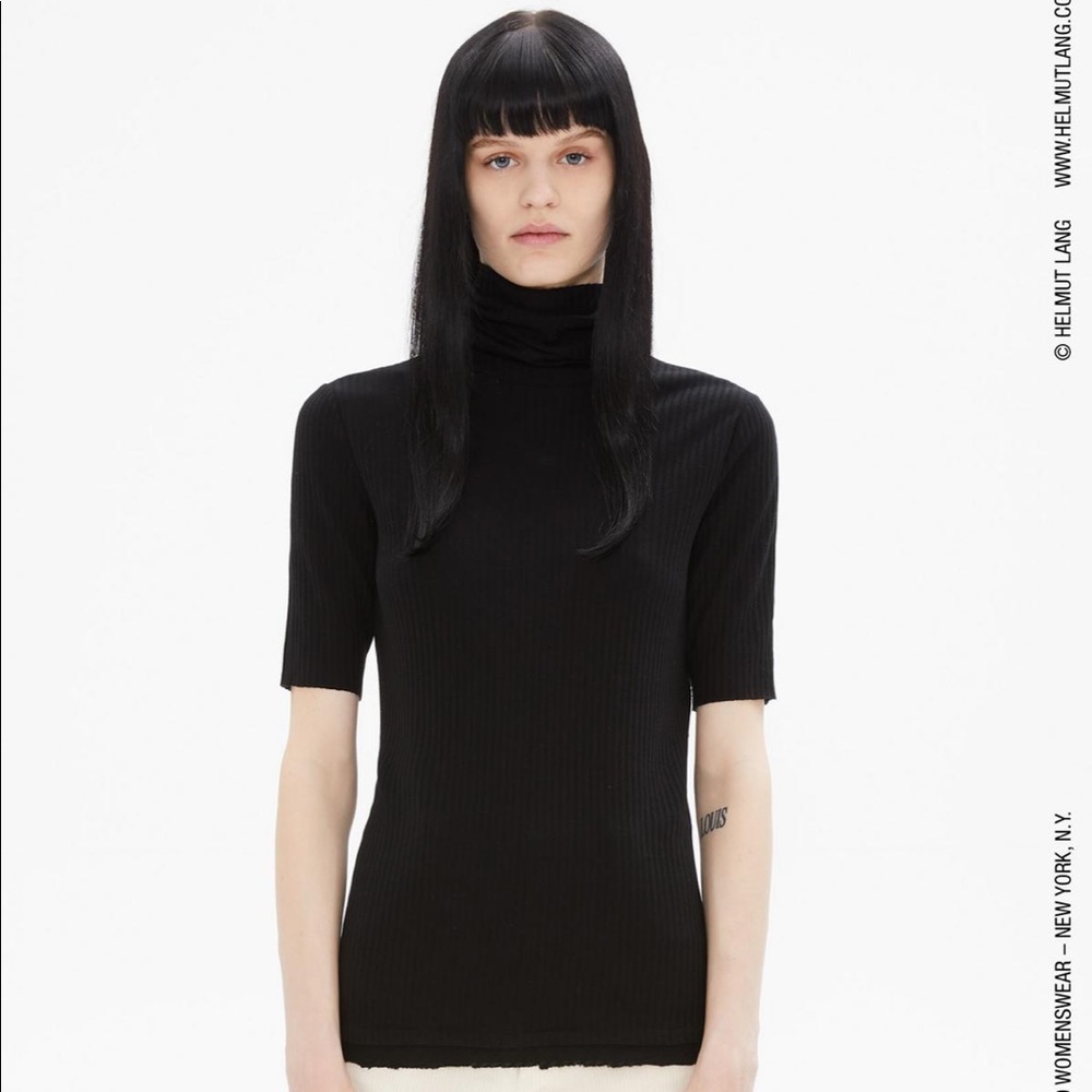 Helmut Lang Short Sleeve Turtleneck